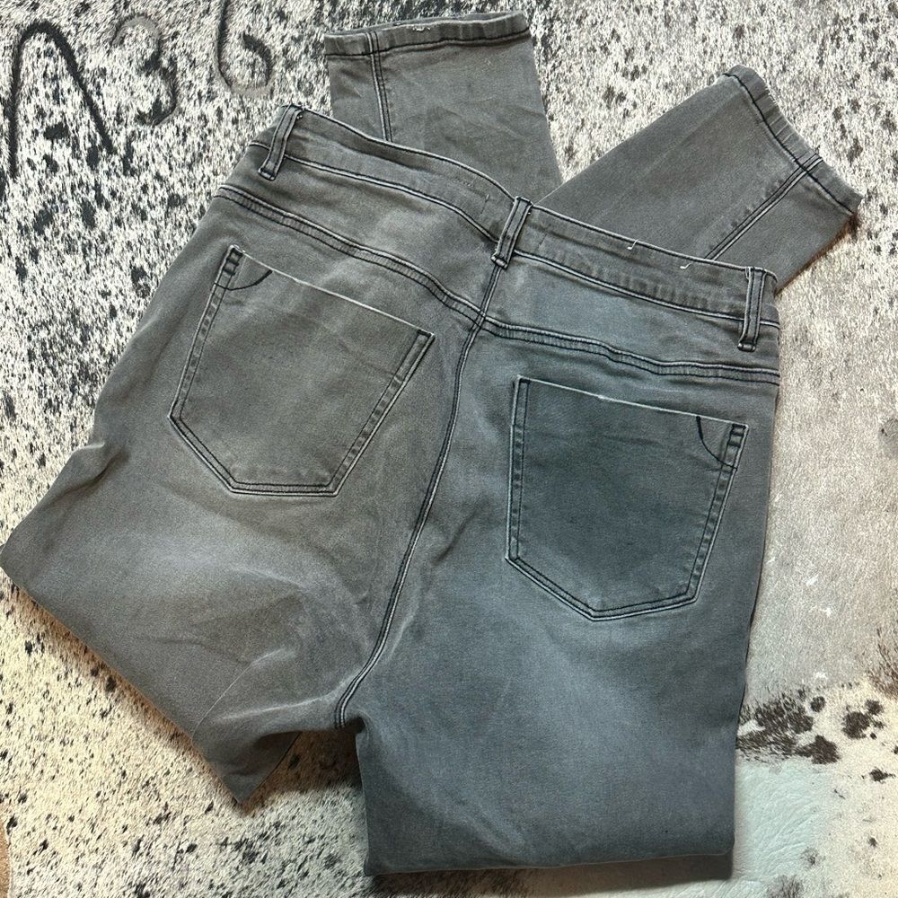 Gibson Latimer Gray Skinny‎ High Rise Crop/Ankle Jeans Women’s Size 12